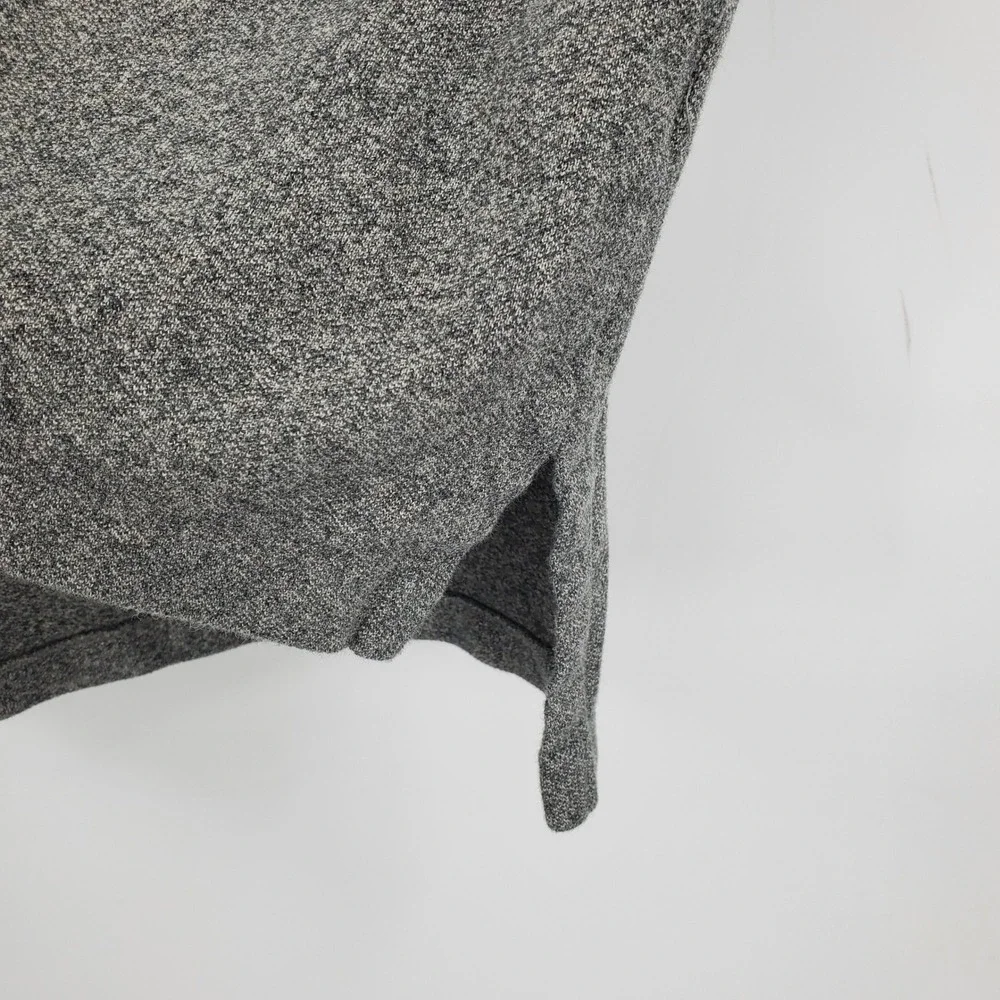 Polo‎ Ralph Lauren Mens Custom Fit Grey Marl Cotton Polo Shirt Size Large